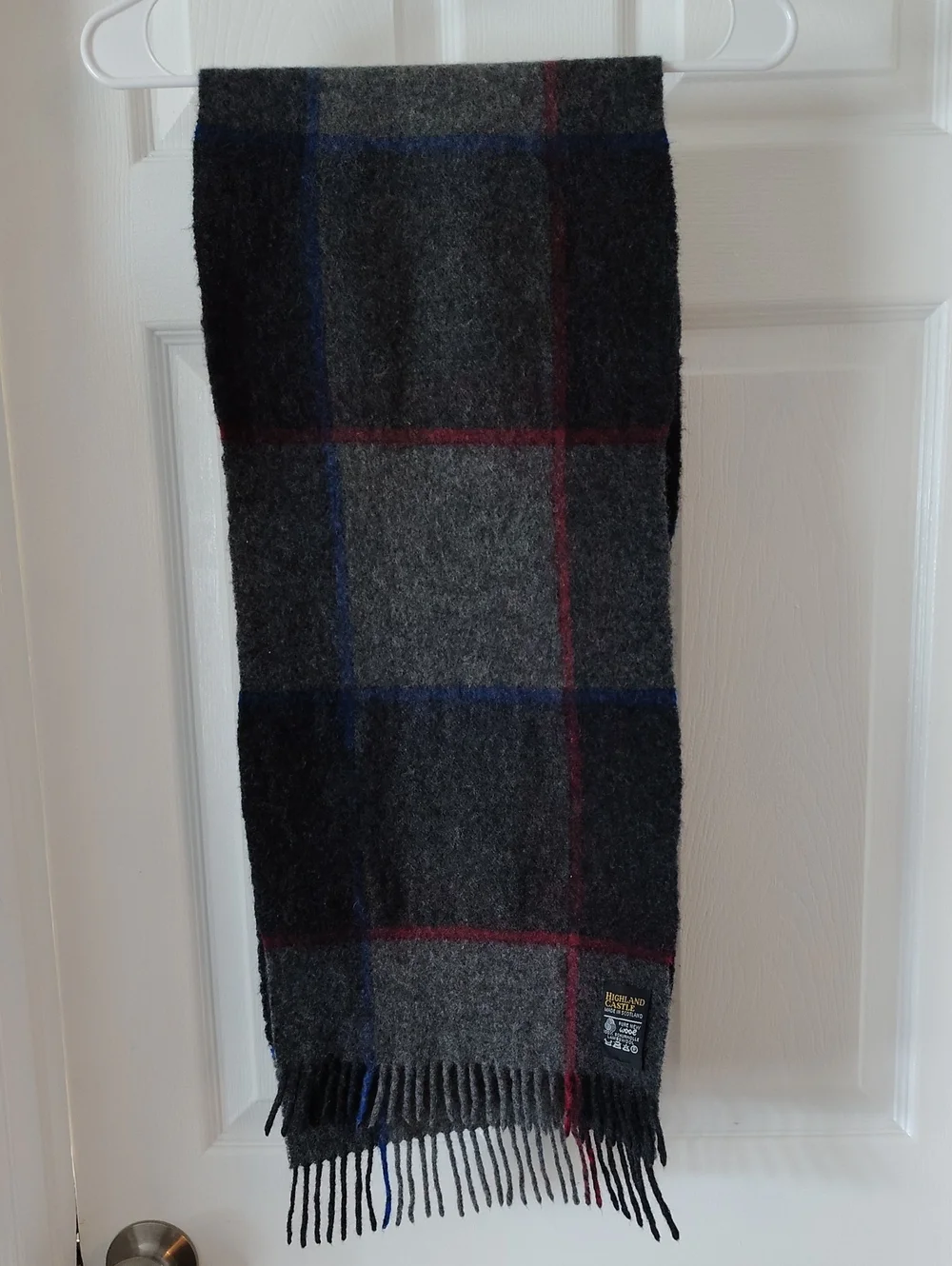 Highland Castle Men's Lambswool Scarf Made In Scotland
